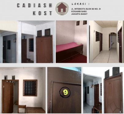 Kost 750.000 di Jakarta Barat (Cadiash Kost)