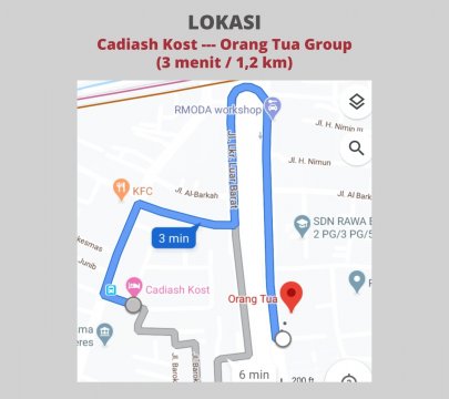 Kost 750.000 di Jakarta Barat (Cadiash Kost)