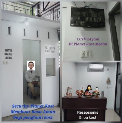 Security, cctv 24jam & resepsionis