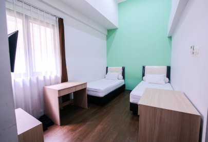 Kost Toba Mansion Twin Bed Furnish Dekat Ke LSPR University