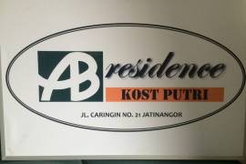 AB Residence, kost putri