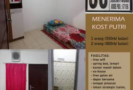 kost putri dipandaan ekskusif