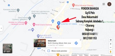 Kos Pondok Bahagia Gg Ki Pelo Cikarang Utara Bekasi