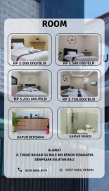 kost bulanan denpasar mulai dari 2jtan