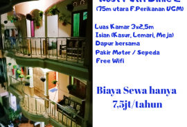 Kost Putri Dinie 2 (Isian 7,5jt/tahun free Wifi & Listrik*)