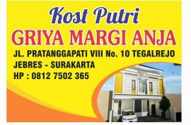 KOST PUTRI GRIYA MARGI ANJA SOLO