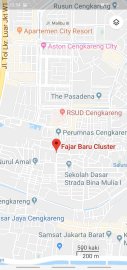 Disewa/dikontrak Rumah HOKI murah STRATEGIS di Cluster Fajar Baru Cengkareng Timur Jakarta Barat