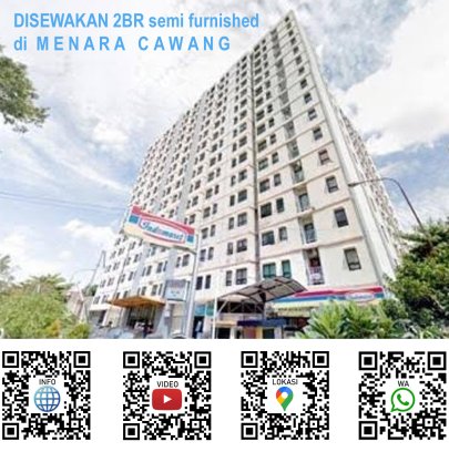 MENARA CAWANG Tower A | 2BR Semi Furnished - Jakarta Timur