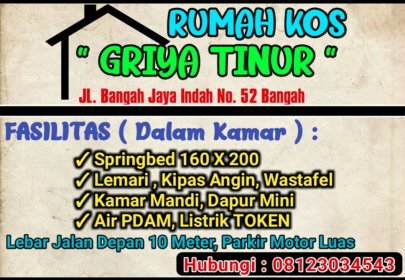 Kost Griya Tinur - Gedangan Sidoarjo