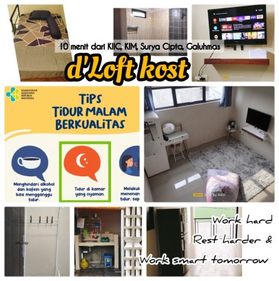 d'Loft kost kosan Wanita Karawang KIIC KIM Surya Cipta Galuhmas