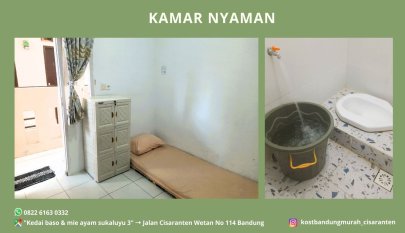 Kost Kosan Murah WIFI Ujung Berung -Soekarno Hatta - Cinambo