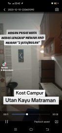 Kost Lengkap-Bebas-Murah-Mewah-Utan Kayu