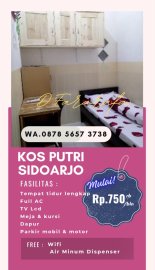 Kos AC khusus putri sidoarjo