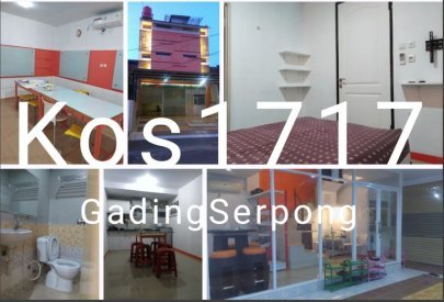 Kos dekat Penabur Gading Serpong Mall SMS Binus UPH