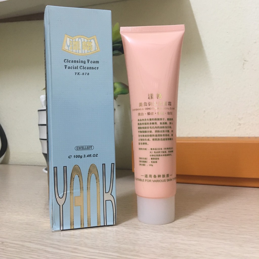 Sữa rửa mặt trắng da hiệu YANKO 100g - YK-878 - Ảnh 7