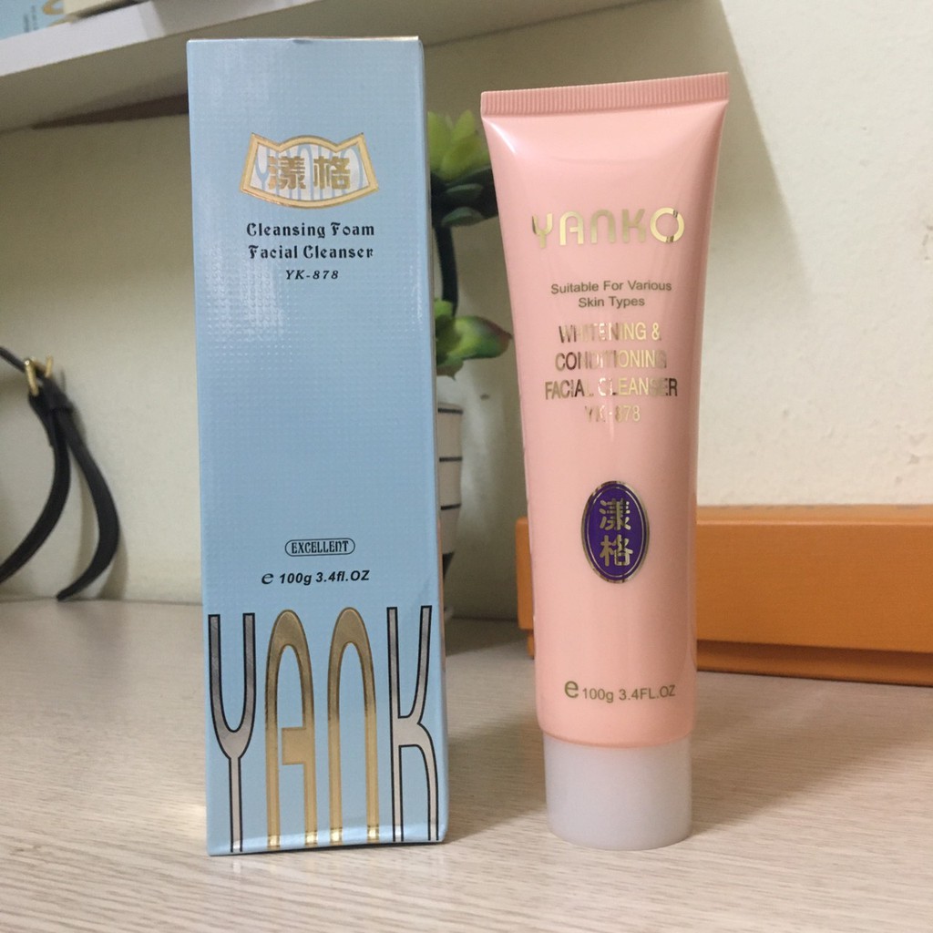 Sữa rửa mặt trắng da hiệu YANKO 100g - YK-878 - Ảnh 8
