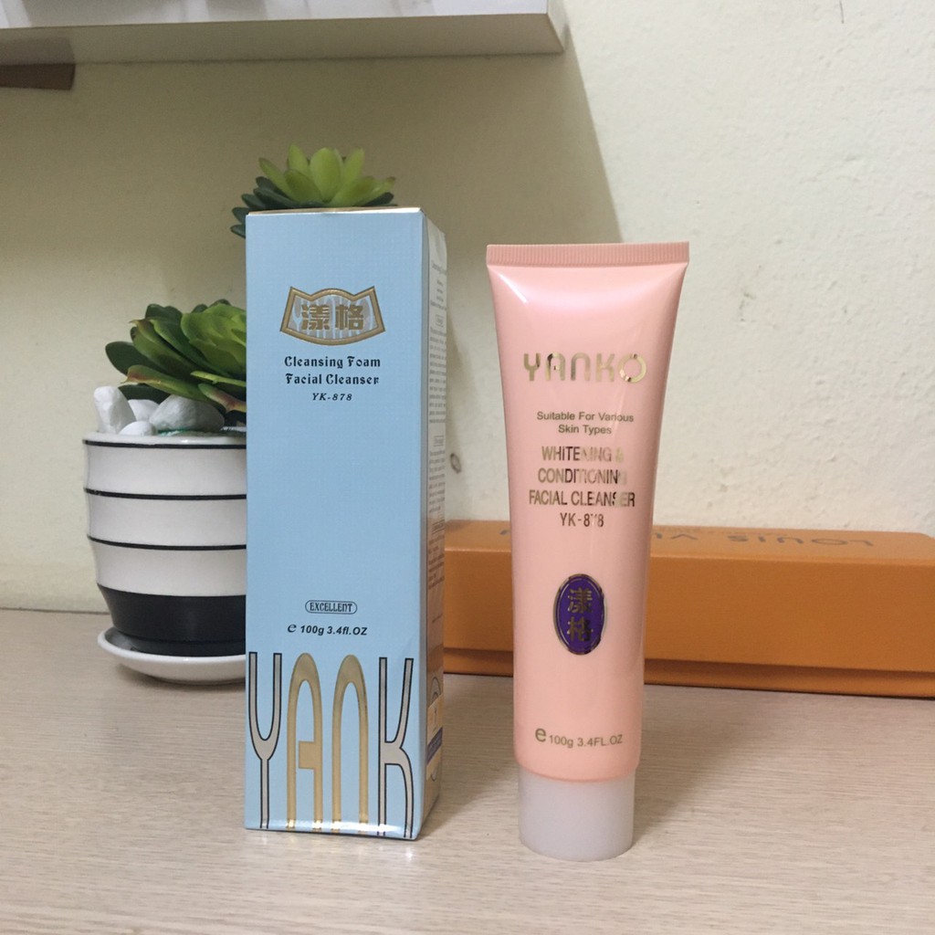 Sữa rửa mặt trắng da hiệu YANKO 100g - YK-878 - Ảnh 9