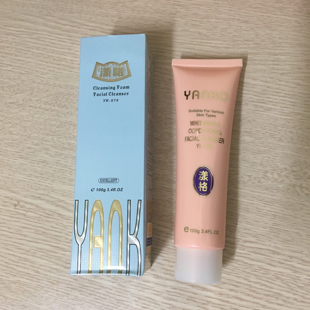 Sữa rửa mặt trắng da hiệu YANKO 100g - YK-878 - Ảnh 11