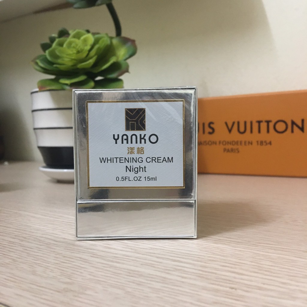 Kem trị nám làm trắng da đêm Yanko - Ảnh 12