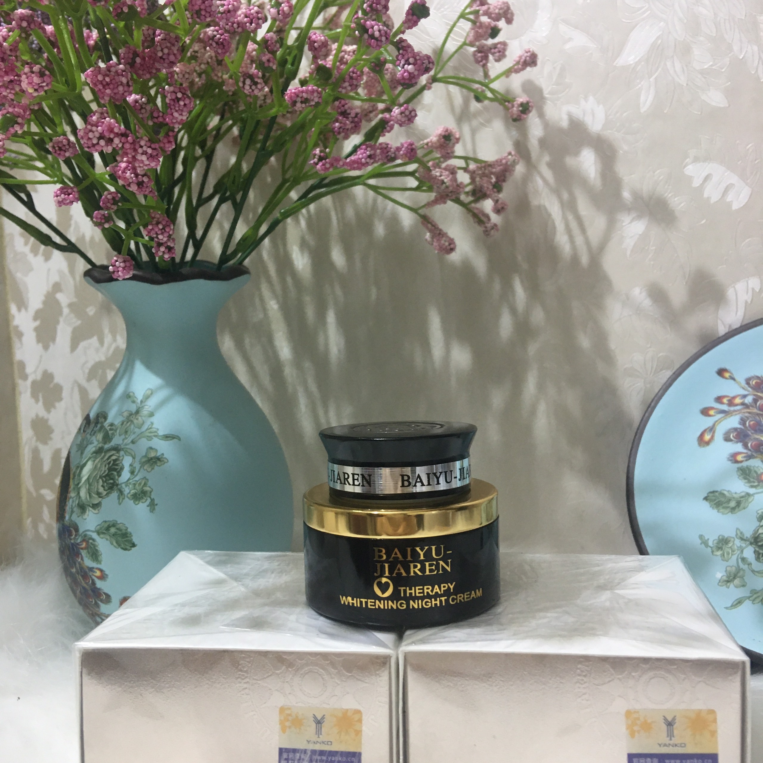 Kem trị nám dưỡng trắng da ban đêm Baiyu-Jiaren - Ảnh 5