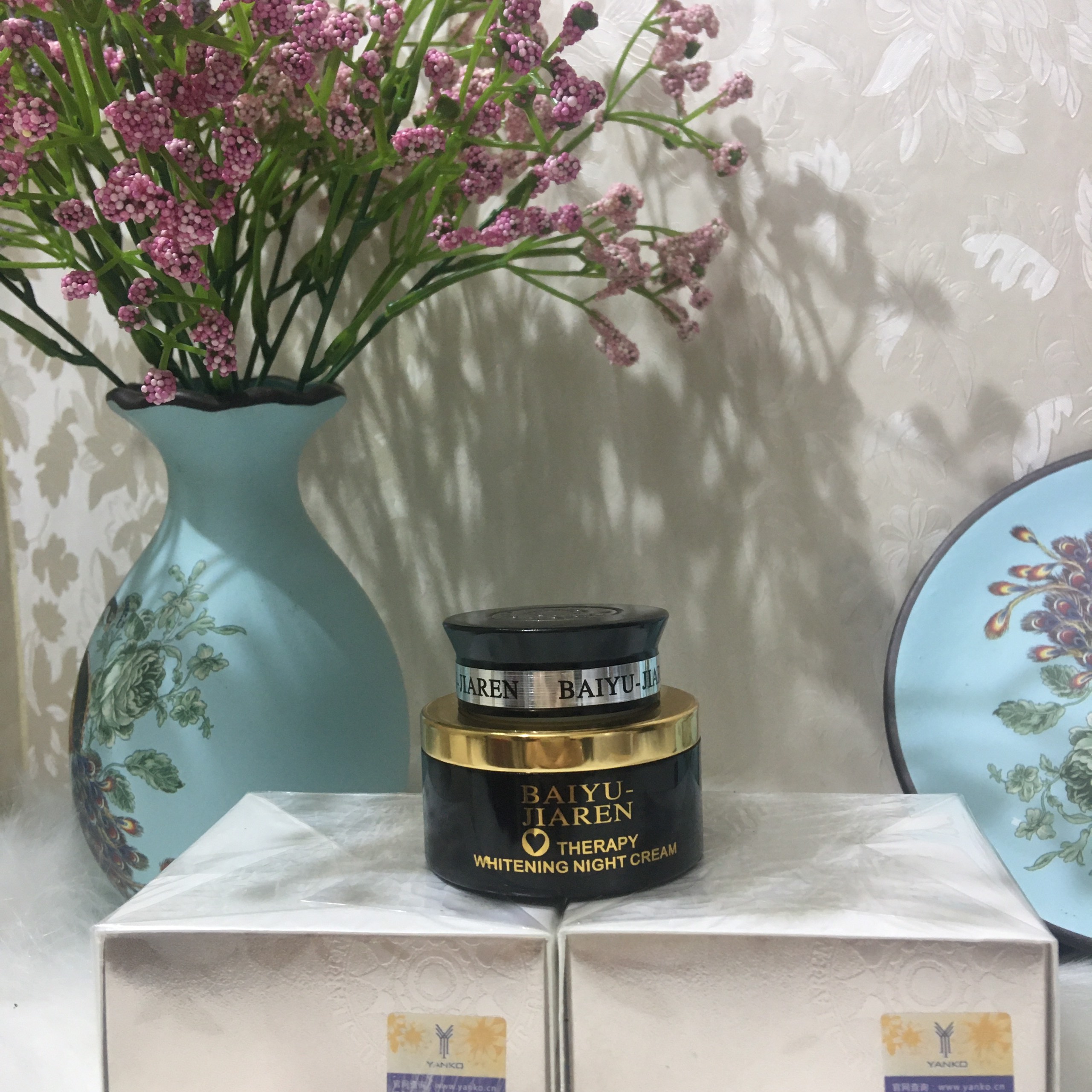 Kem trị nám dưỡng trắng da ban đêm Baiyu-Jiaren - Ảnh 8