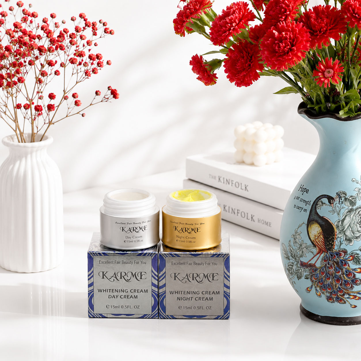 Kem mờ thâm nám dưỡng trắng da ngày Karme - Ảnh 3
