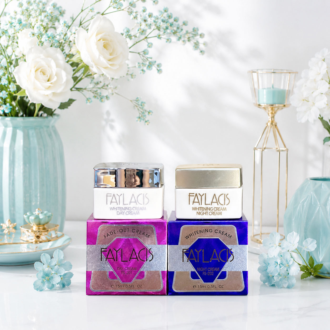 Bộ kem trị thâm nám Faylacis kèm sữa rửa mặt - Ảnh 2