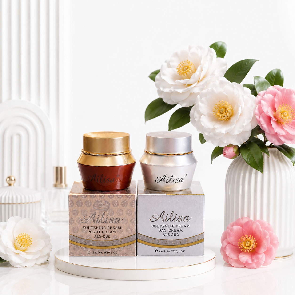 Kem trị nám dưỡng trắng da đêm Ailisa 15ml - Ảnh 2