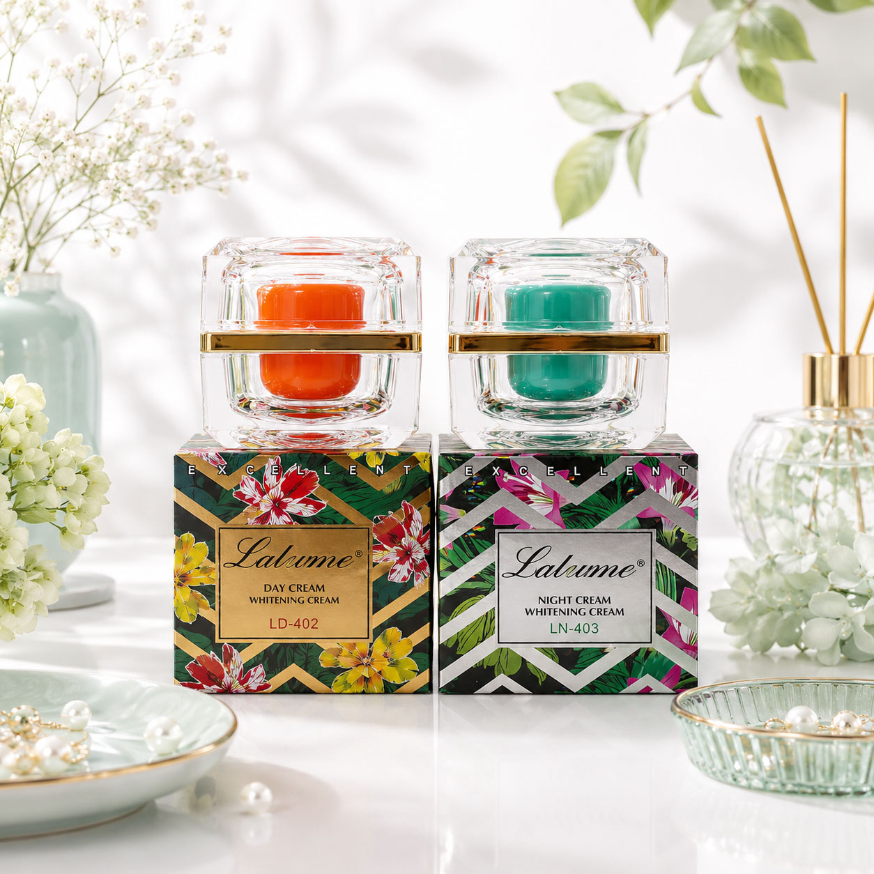 Kem mờ thâm nám dưỡng trắng da ngày Lalcume Taiwan 15ml - Ảnh 9
