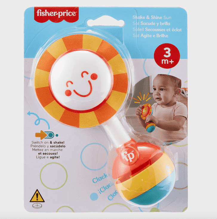 Fisher-Price Shake & Shine Sun Rattle