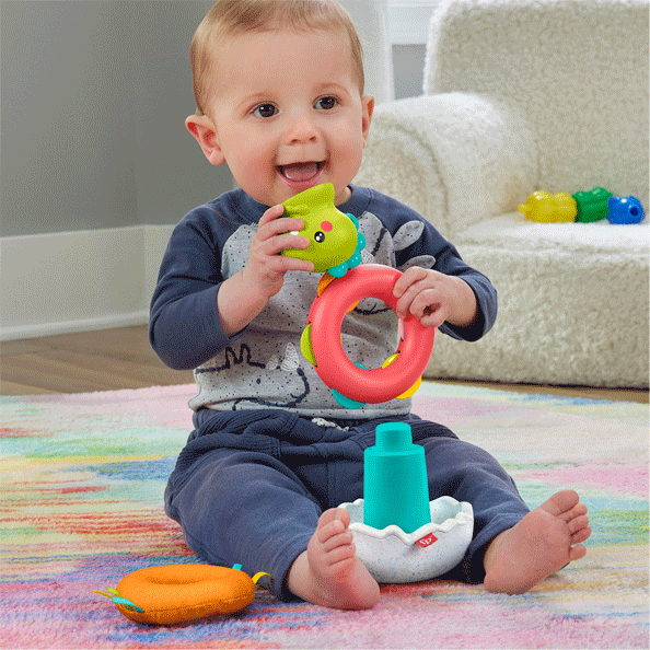 Fisher-Price® Paradise Pals™ Wobble & Stack Dino