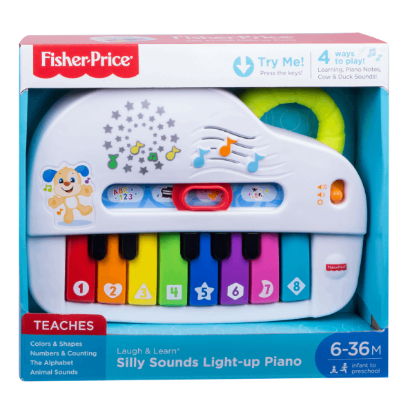 Fisher-Price Laugh & Learn Silly Sounds Light-Up Piano