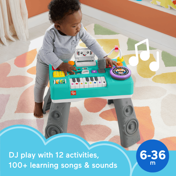 Fisher-Price Laugh & Learn Mix & Learn DJ Table