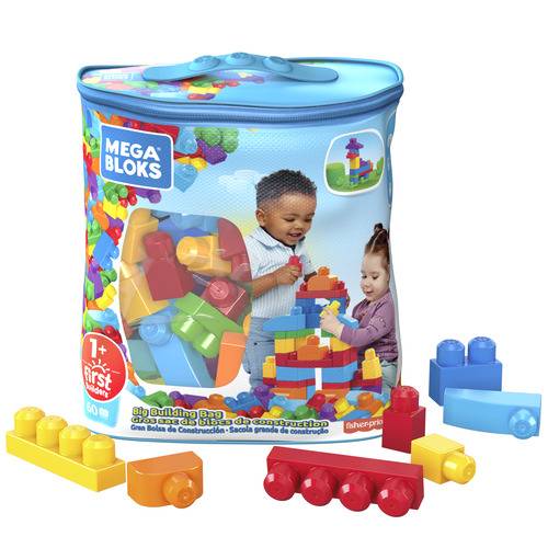 MEGA Bloks First Builders Big Building Bag (60 pcs)