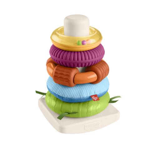 Fisher-Price Sensory Rock-A-Stack Roly-Poly Stacking Toy