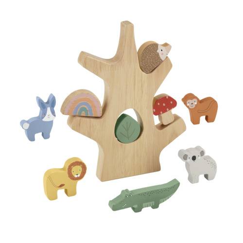 Fisher-Price Wooden Balance Tree Stacking Balance Toy