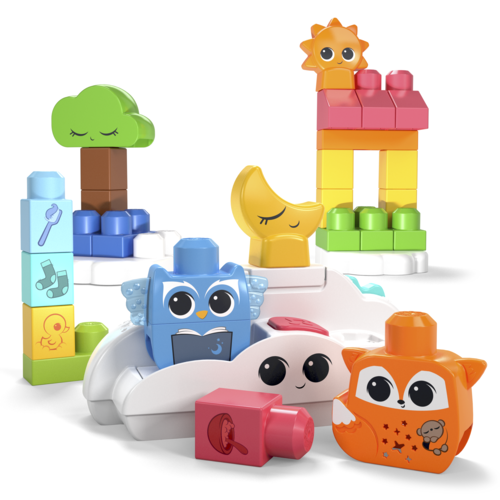 MEGA Bloks Rise & Snooze Night Light Sensory (30 Pieces)