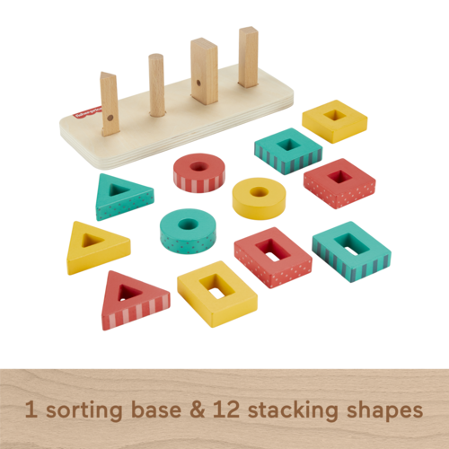 Fisher-Price Wooden Shape Stacker