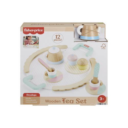 Fisher-Price Wooden Tea Party Set - Mainan Edukasi Anak