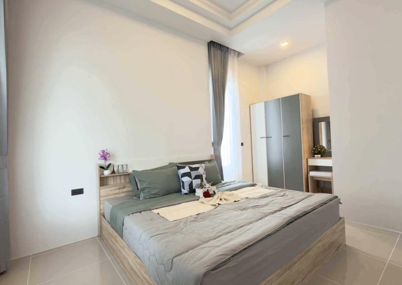บ้านเดี่ยวหลังวัดห้วยใหญ่ให้เช่า 30,000/เดือน - รูปที่ 4