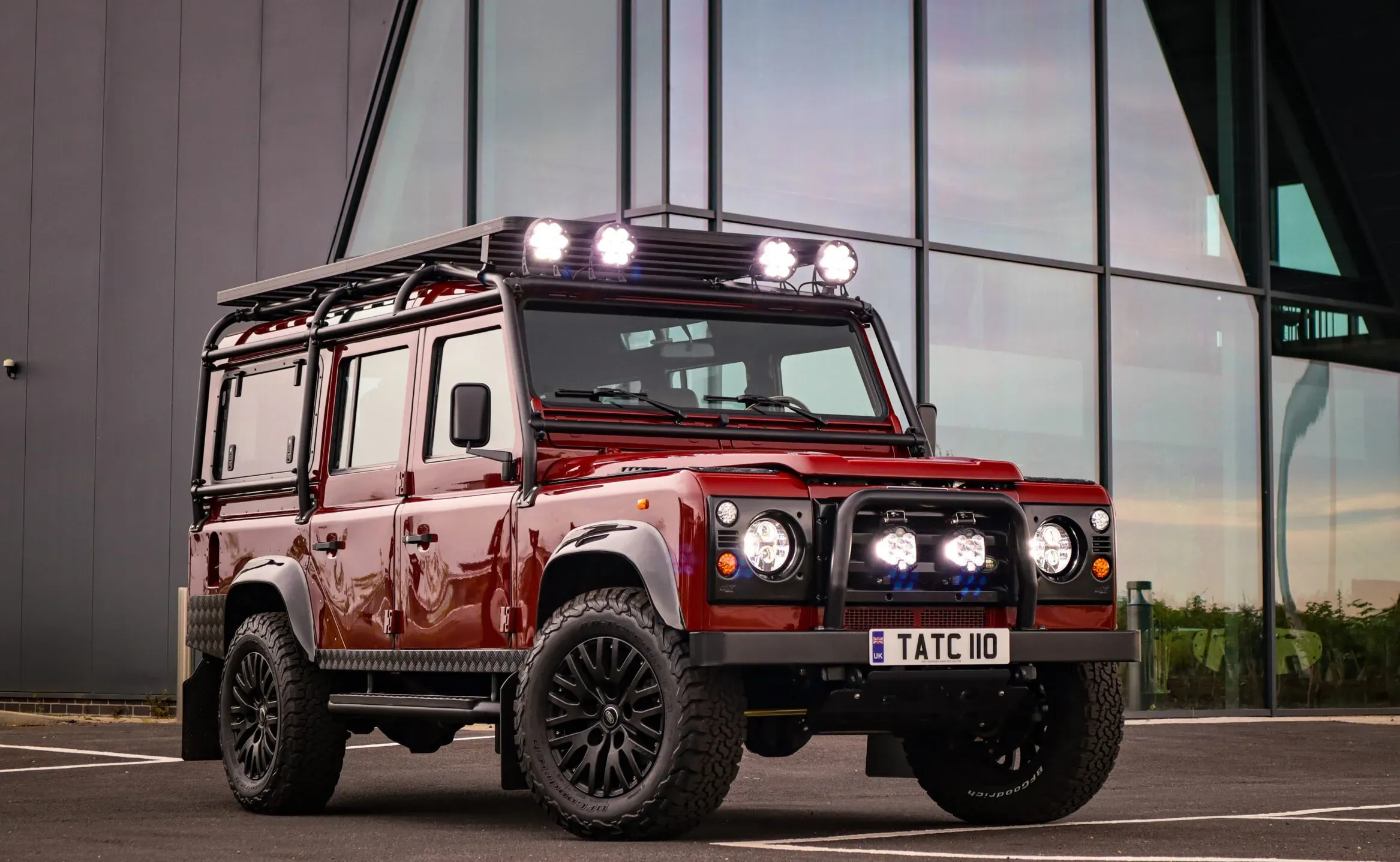 red defender from japan land rover