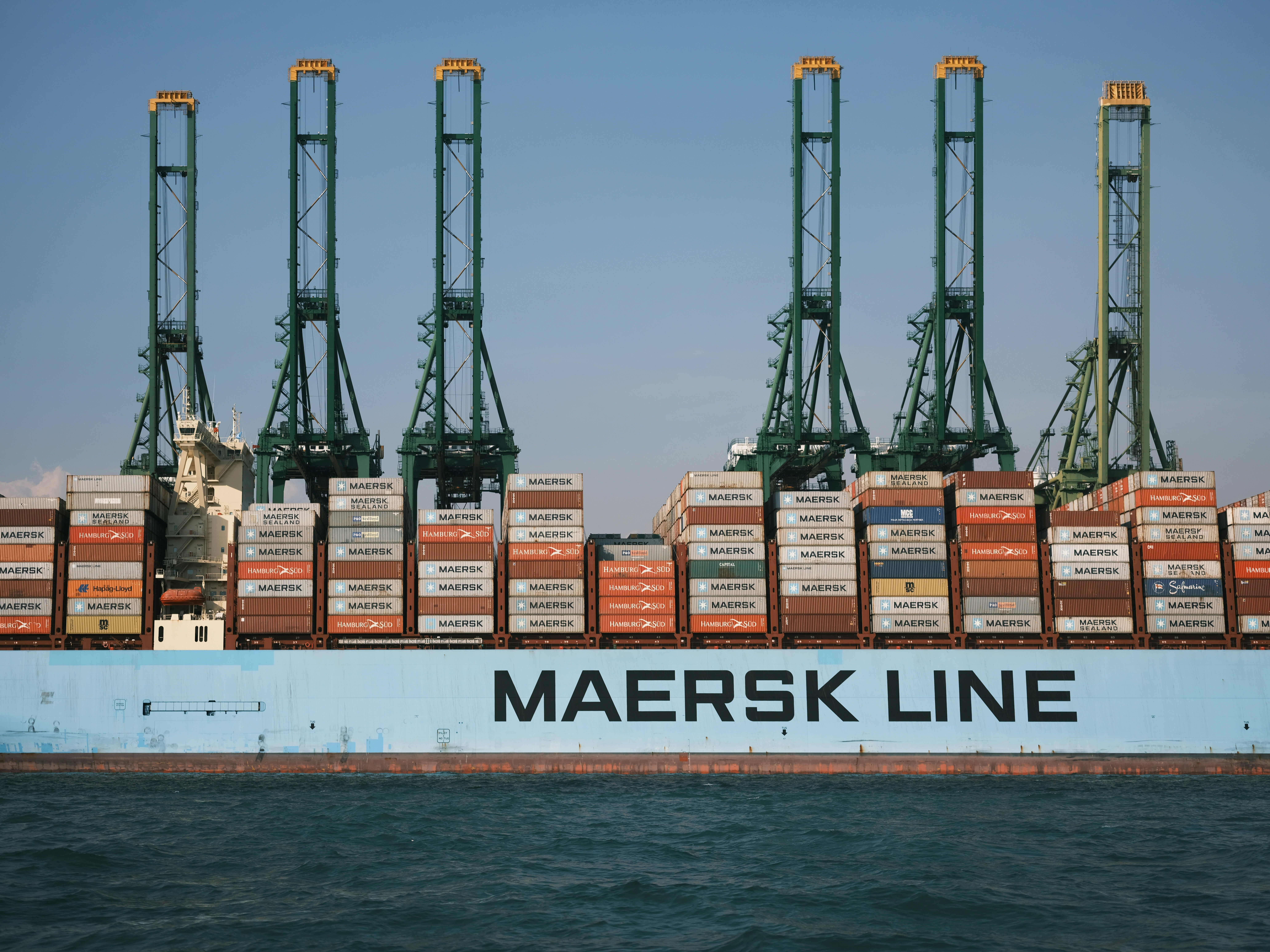 Maersk container shipping to USA