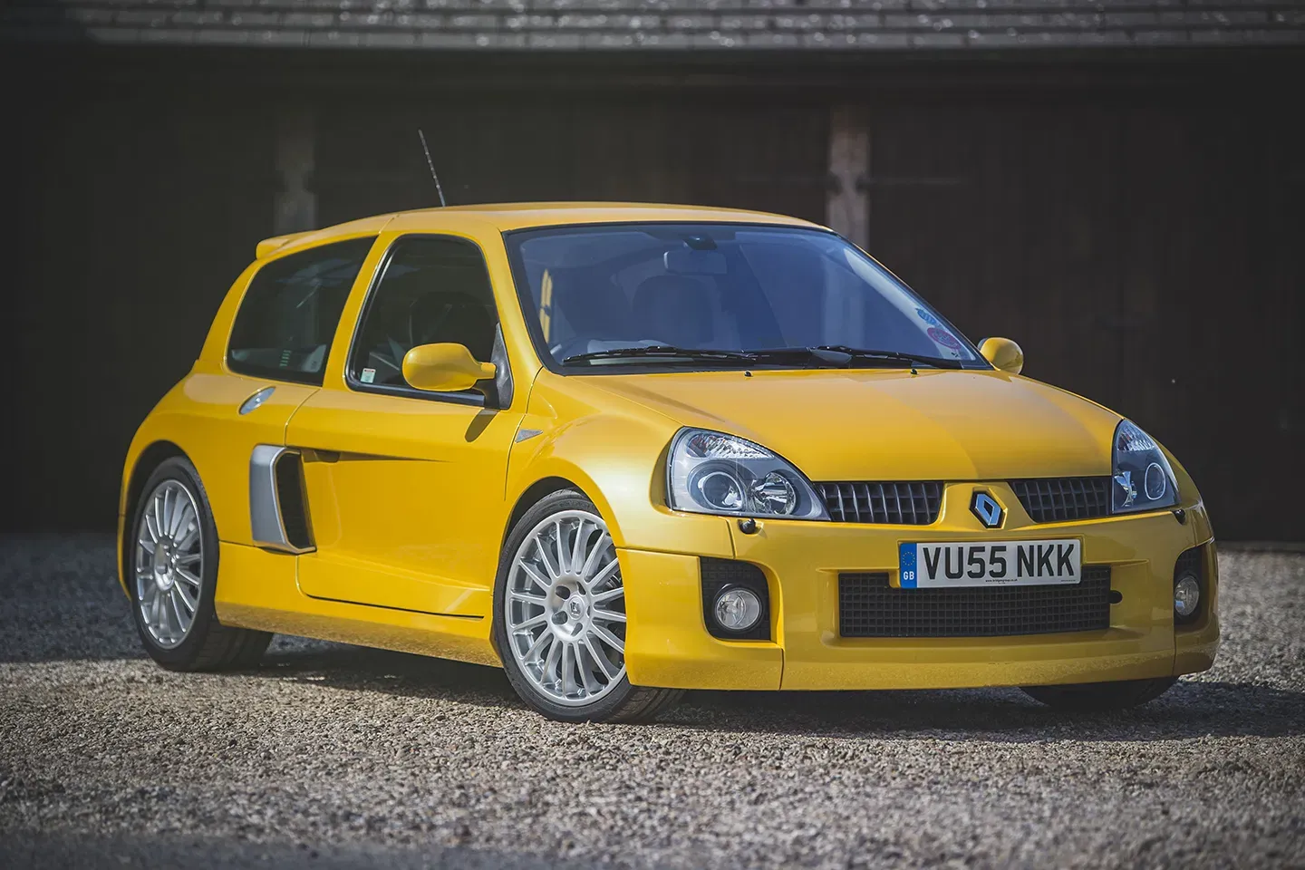 yellow Renault Clio from Japan