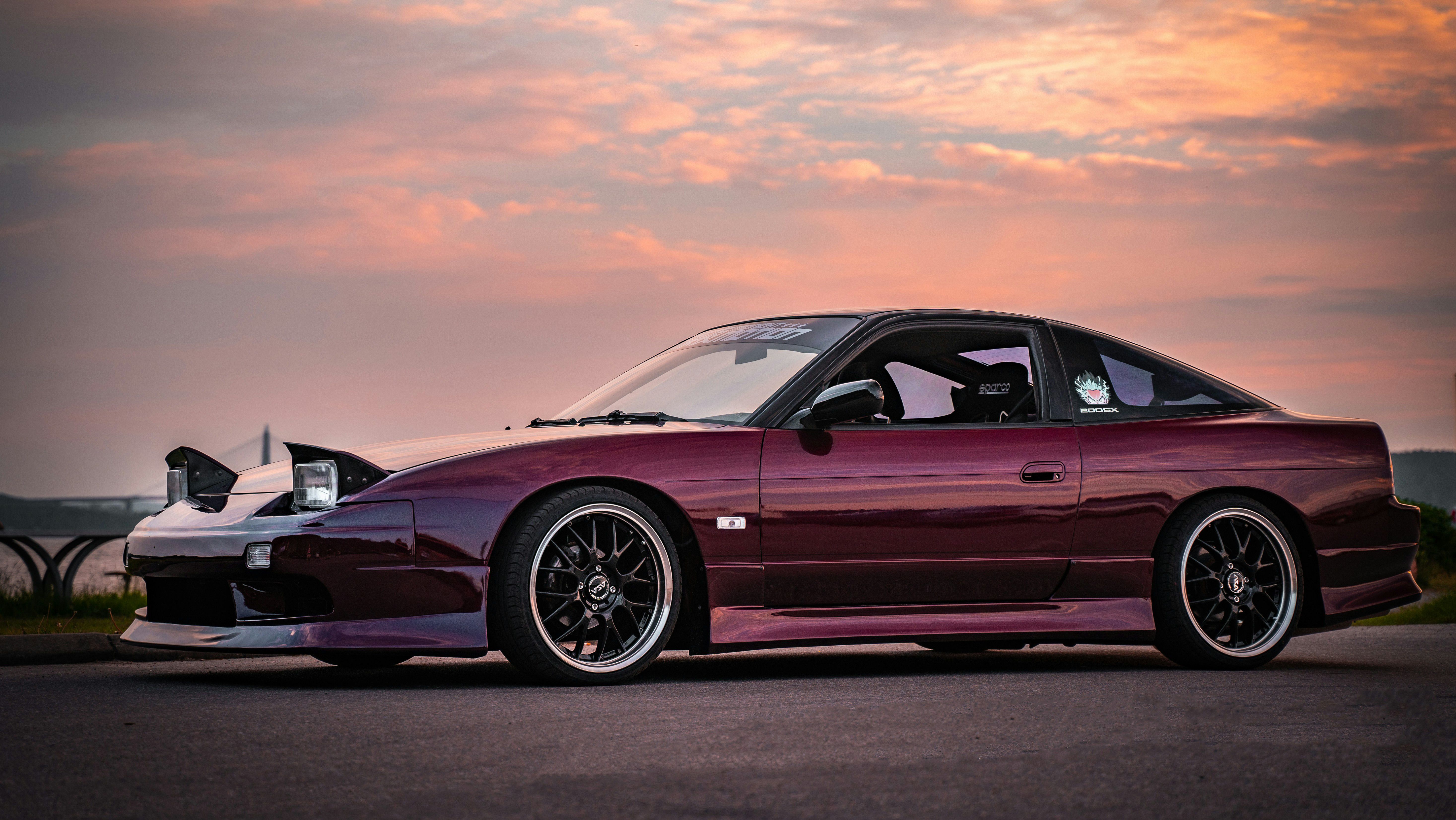 Nissan S13, Parked in sunset.