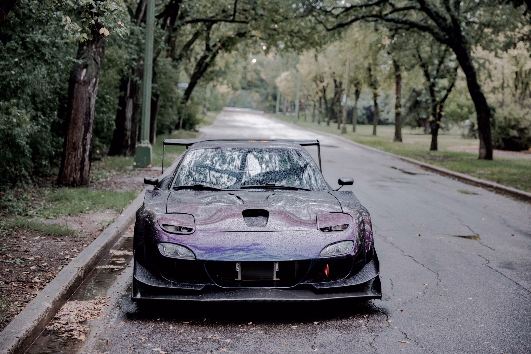modified rx7 purple japan